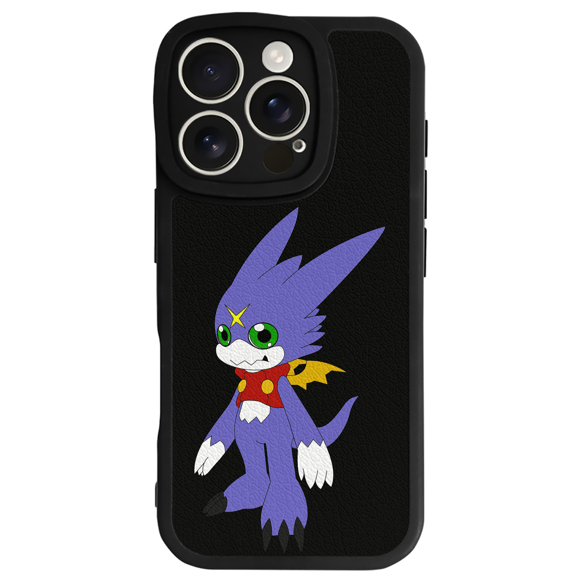 （画像用） Digimon デジタルモンスター/デジモン 【iPhone 16シリーズ対応】シリコンスマホケース（レザー調） 材質：シリコン